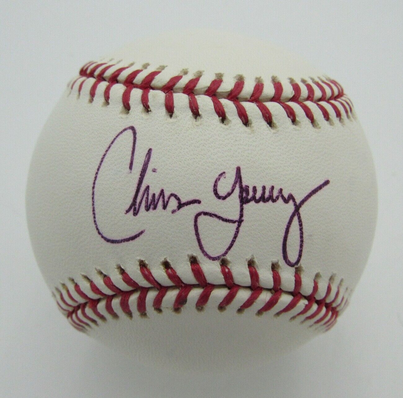 Chris Young San Diego Padres Signed/Autographed Official MLB Baseball 155458