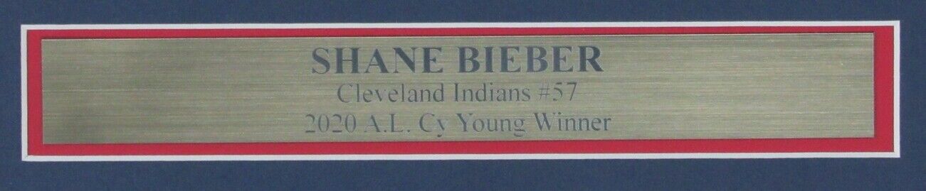 Shane Bieber Indians Signed/Autographed 16x20 Photo Framed Beckett 157171
