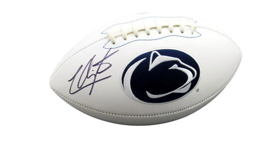 LaVar Arrington Signed/Autographed White Penn State Logo Football JSA 190818