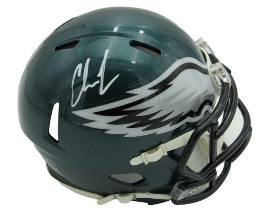 Chris Long Signed/Autographed Eagles Speed Mini Helmet JSA 157564