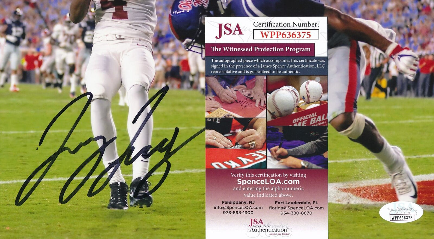 Jerry Jeudy Autographed 8x10 Photo University of Alabama JSA