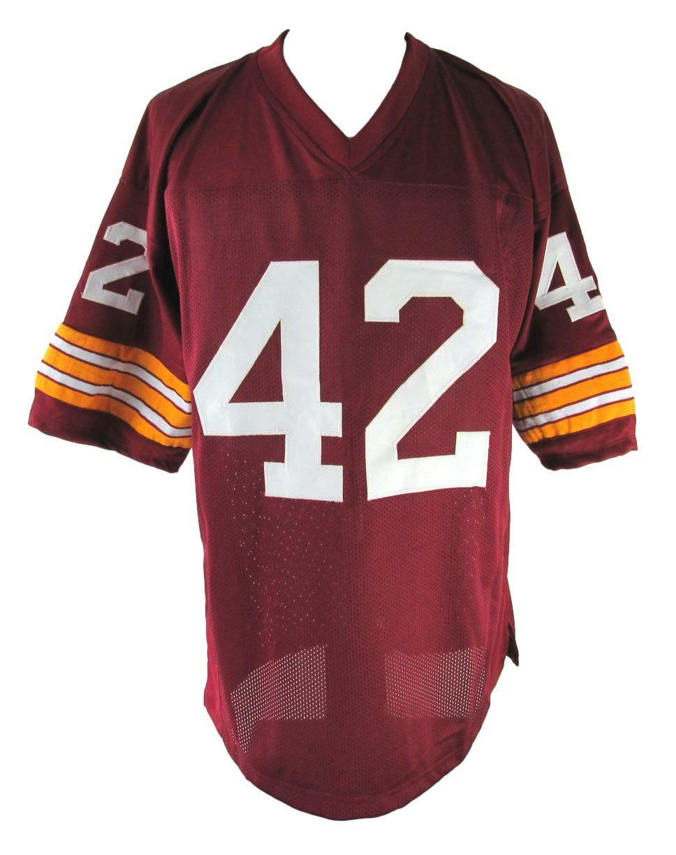 Charley Taylor HOF Signed/Inscr Redskins custom Football Jersey JSA 161106