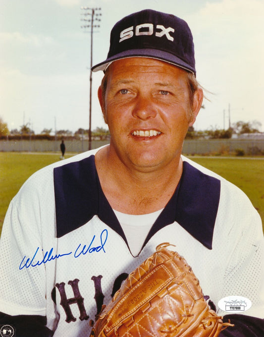 Wilbur Wood Chicago White Sox Signed/Autographed 8x10 Photo JSA 165042