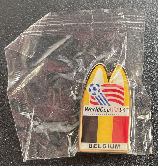 1994 USA World Cup Soccer Commemorative McDonalds Arch Pin - Belgium 176849