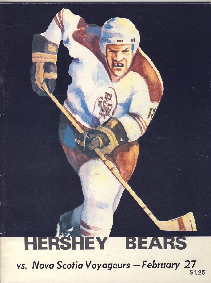 Hershey Bears 2/27 1982 Program vs. Nova Scotia AHL 128349