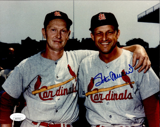Stan Musial HOF Signed/Autographed 8x10 Photo St. Louis Cardinals JSA 191197