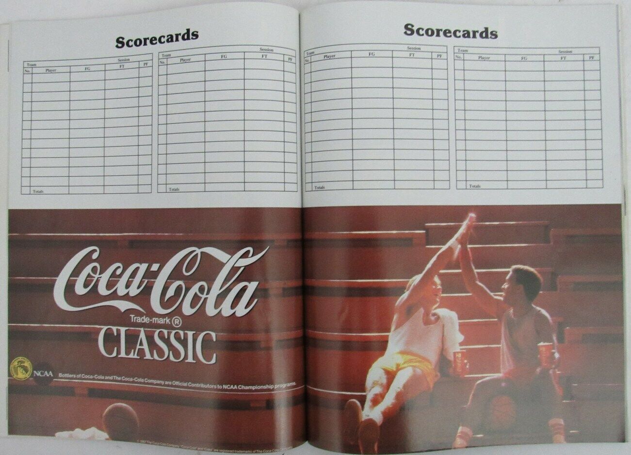 1988 NCAA Men's Basketball Championship 1st & 2nd Rounds Program LA 159082