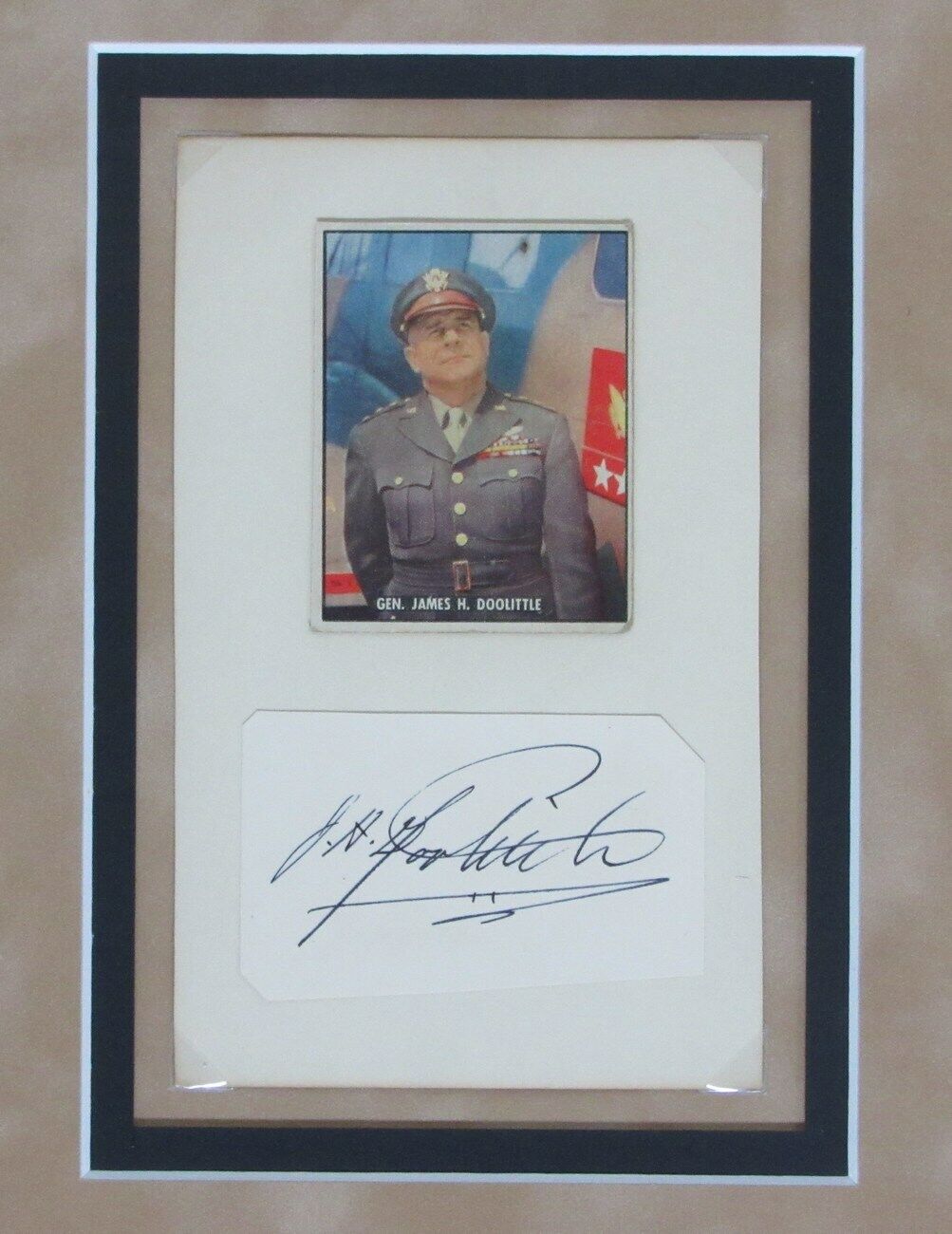 General James Doolittle Signed/Autographed RARE Photo Collage Framed JSA 147579