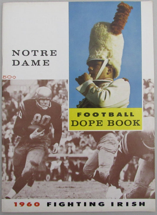 1960 Notre Dame College Football Dope Book Yearbook 192248