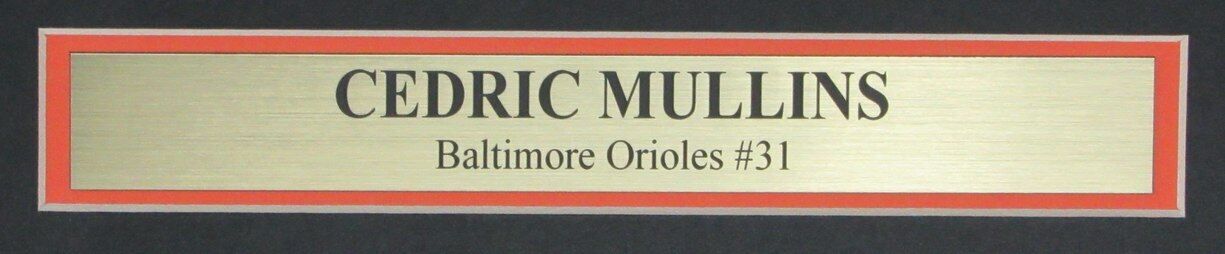 Cedric Mullins Baltimore Orioles Signed/Auto 16x20 Photo Framed Beckett 165206