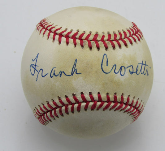 Frank Crosetti Signed/Autographed OAL Baseball New York Yankees PSA/DNA 191646