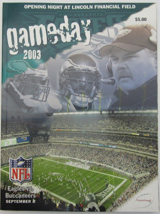 Philadelphia Eagles 9/8/03 Gameday 1st Game at Lincoln Financial Field 157741