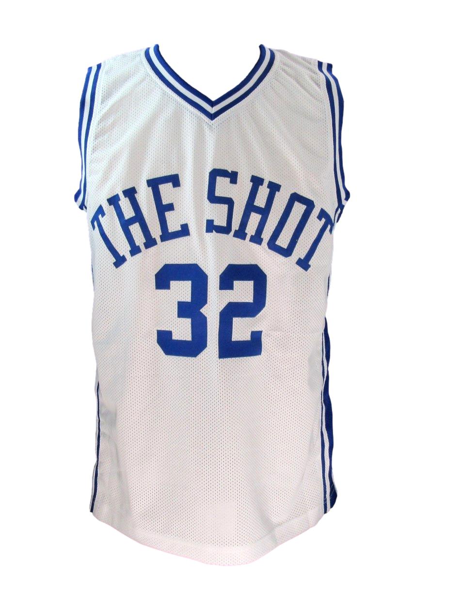 Christian Laettner Signed White  Custom Basketball Jersey Duke JSA 189229