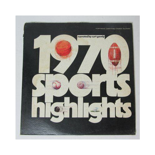 "1970 Sports Highlights" Vinyl Record Album Curt Gowdy 146274