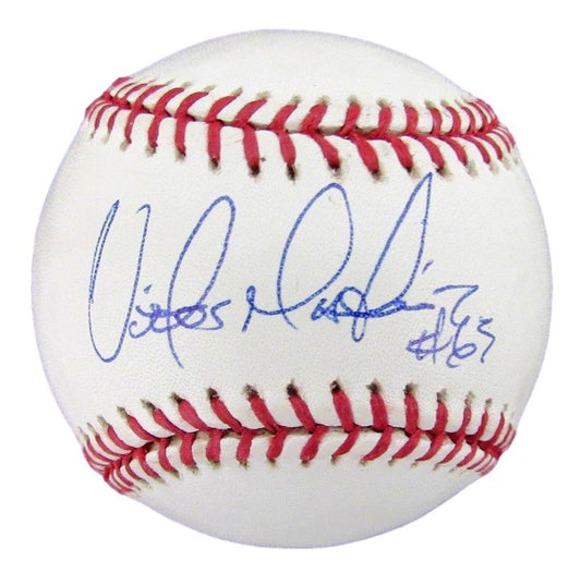 Victor Martinez Autographed Rawlings OML Baseball Cleveland Indians JSA 183202