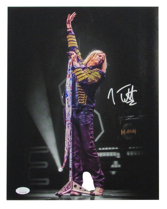 Joe Elliott Autographed 11x14 Photo Def Leppard JSA