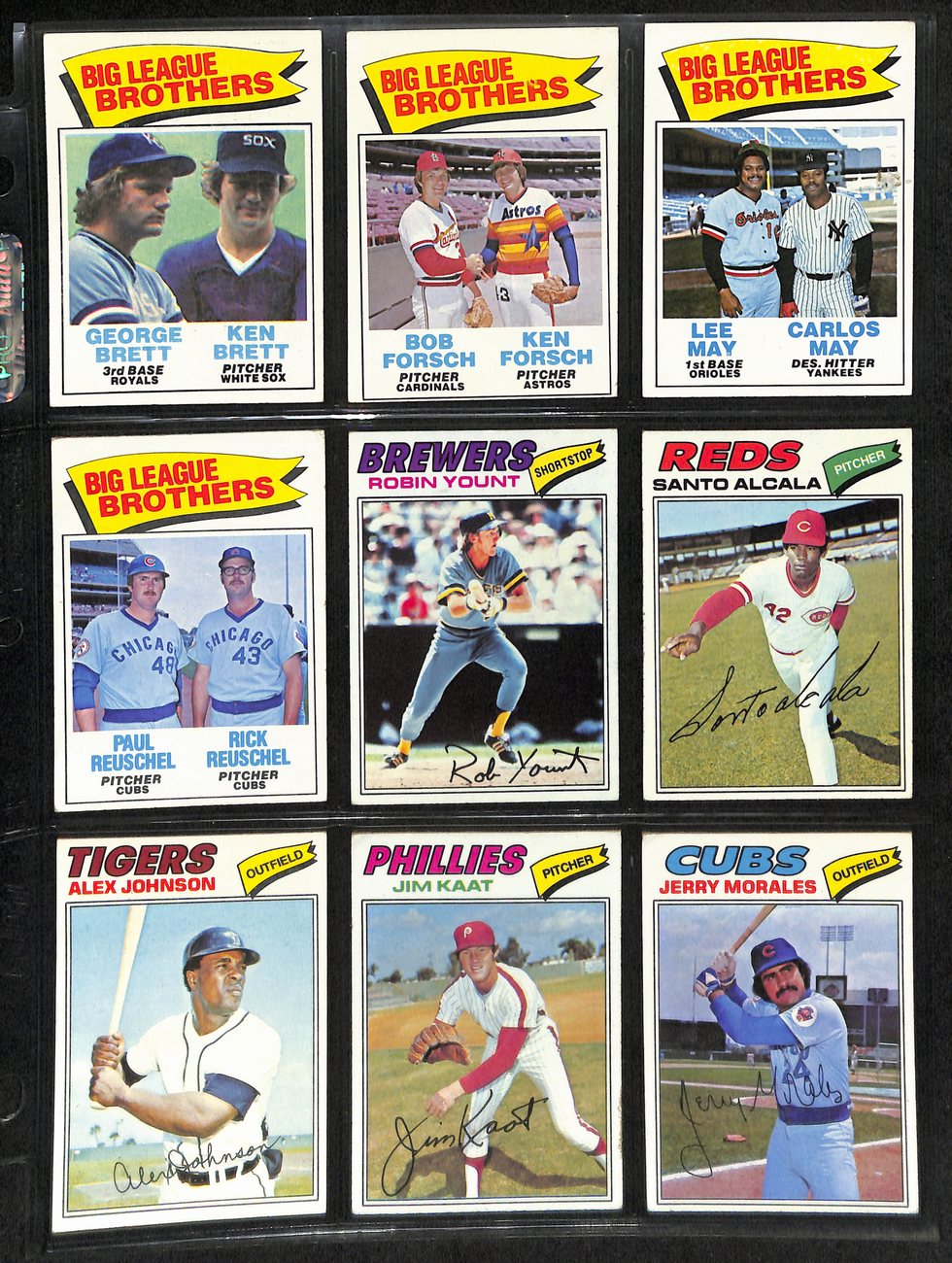 1977 Topps Baseball Card Complete Set (1-660) Dawson Fidrych Sutter Ryan 191961