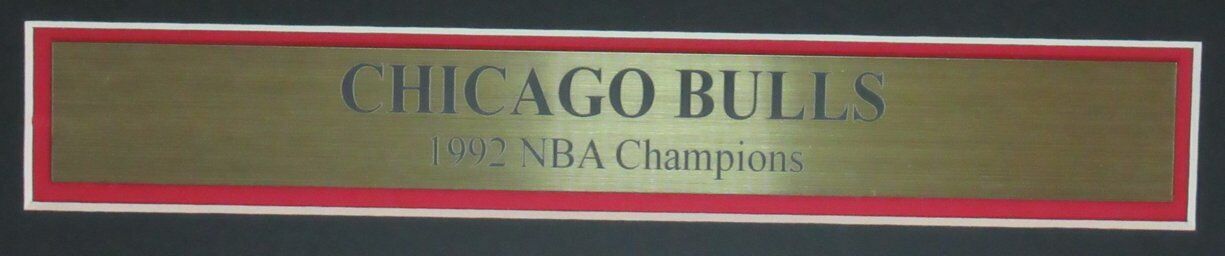 1992 Chicago Tribune Newspaper MICHAEL JORDAN  Bulls NBA Champs Framed 166172