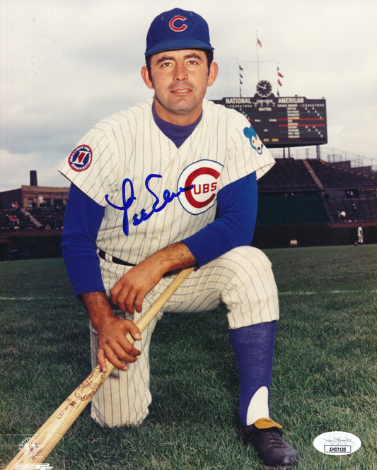 Lee Elia Autographed 8x10 Photo Chicago Cubs JSA 181913