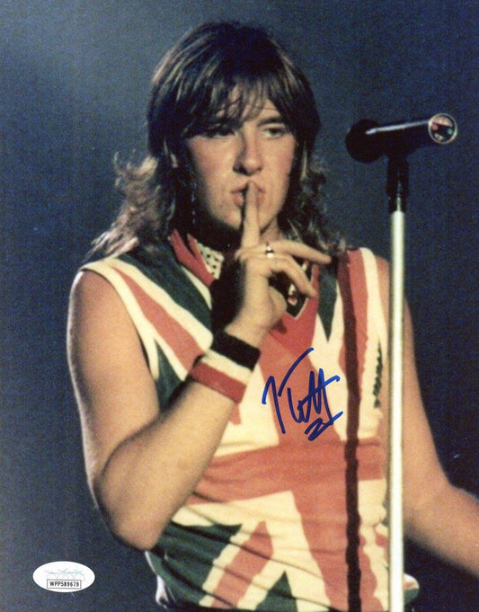 Joe Elliott Autographed 8x10 Photo Def Leppard JSA