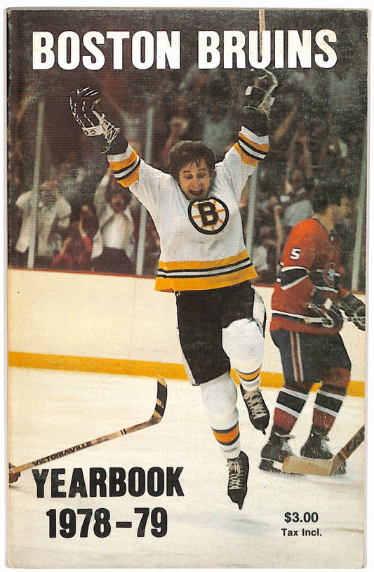 1978-79 Boston Bruins Official NHL Yearbook Schmautz/O'Reilly 182054