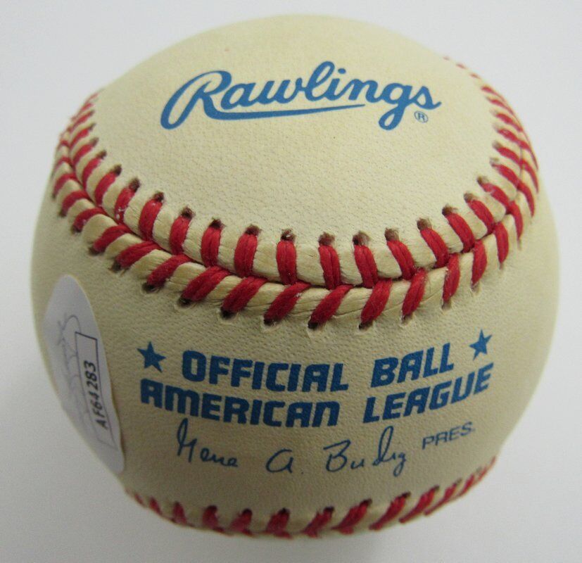 Steve Karsay Autographed OAL Baseball Cleveland Indians JSA