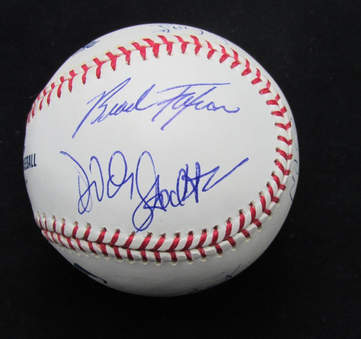 Sports Announcers Multi-Autographed Rawlings OML Baseball Signed by 8