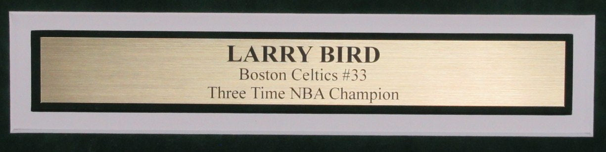 Larry Bird HOF Signed/Auto 16x20 Photo Boston Celtics Framed JSA 189436