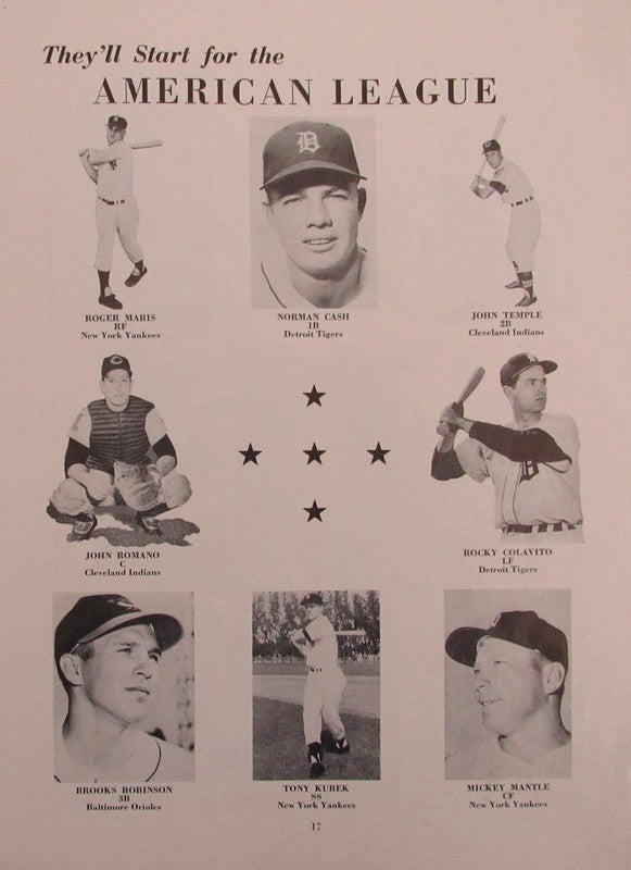 1961 MLB All Star Game Program at Candlestick Park, San Francisco, CA 188430