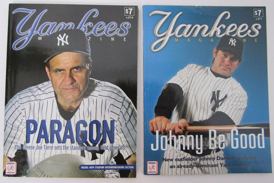 Lot of 2 2006 New York Yankees Magazines Johnny Damon 153189