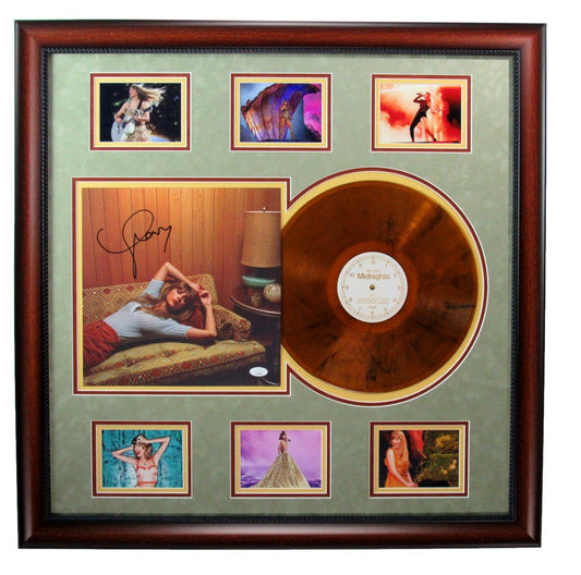 Taylor Swift Signed/Autographed Album Cover w/ Photo Collage Framed JSA 190938