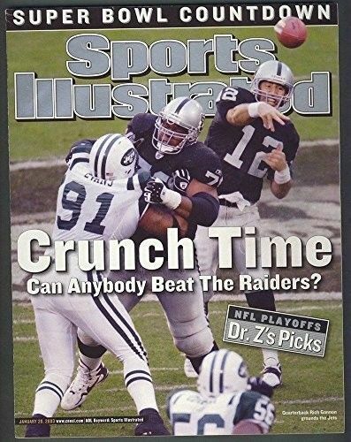 1/20/2003 Sports Illustrated SI NO LABEL Rich Gannon Oakland Raiders