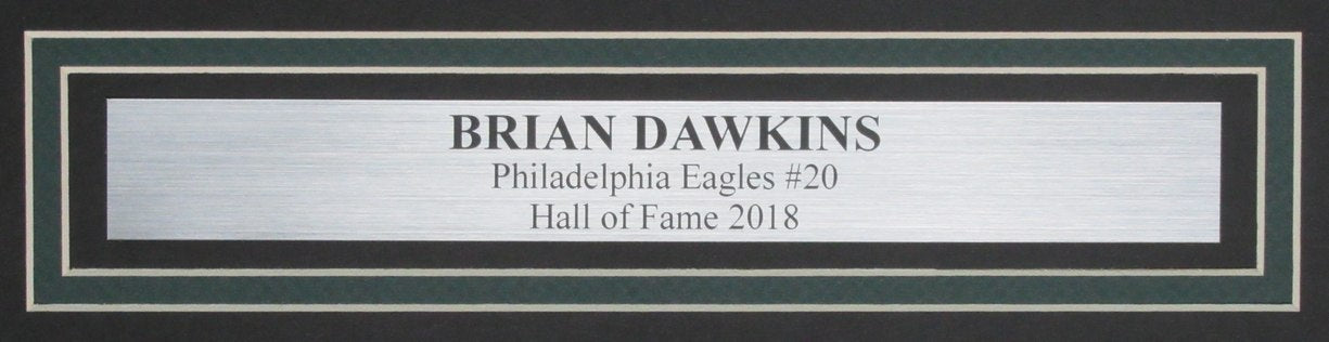 Brian Dawkins HOF Signed 16x20 Photo Philadelphia Eagles Framed PSA/DNA 191935