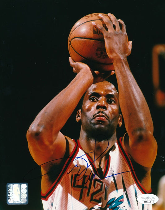 Kevin Willis Rockets Signed/Autographed 8x10 Photo JSA 165439