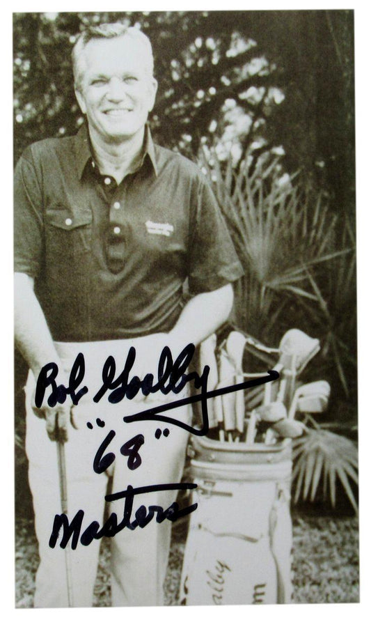 Bpb Goalby 1968 Masters Champion Signed/Autographed 3.5x5.5 B/W Photo