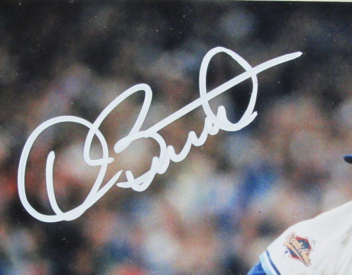 Dave Stewart Autographed 8x10 Photo Toronto Blue Jays Framed JSA 180974