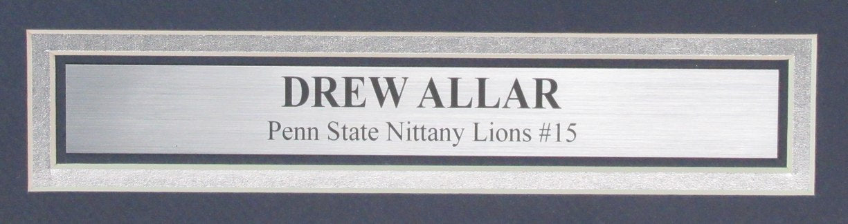 Drew Allar Autographed 16x20 Photo Penn State Framed JSA 183361