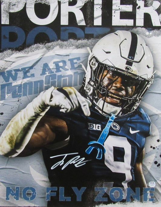 Joey Porter Jr. Autographed 16x20 Photo Penn State PSA/DNA 177730