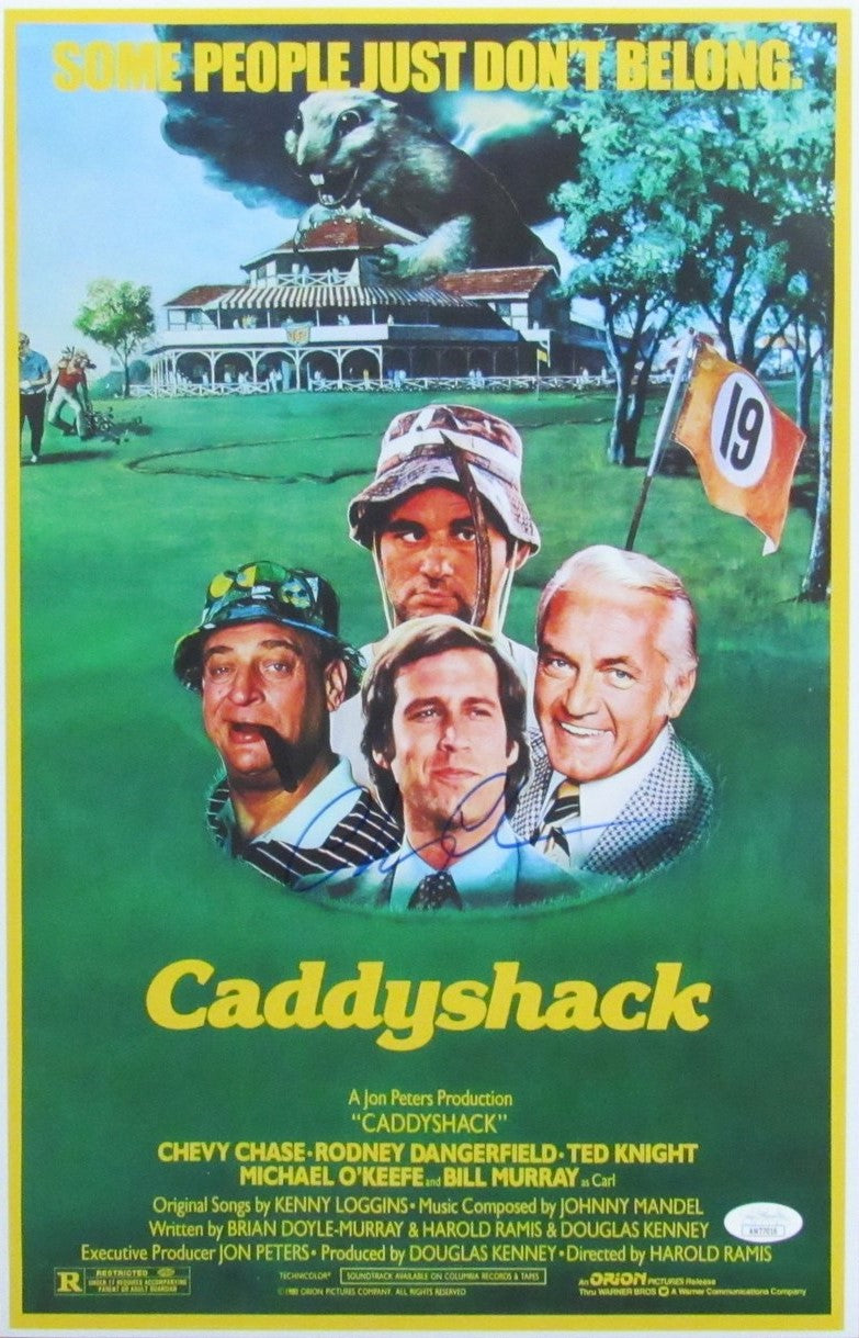 Chevy Chase Signed/Autographed 11x17 "Caddyshack" Movie Poster JSA 191287