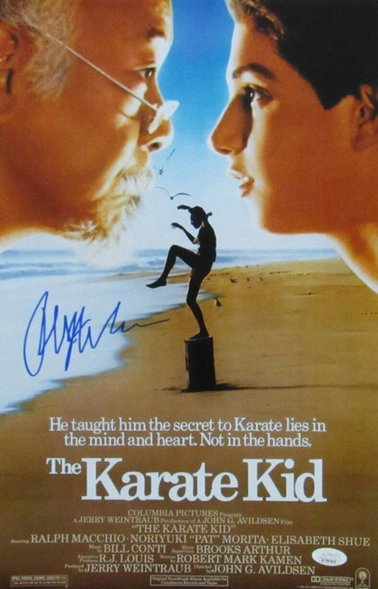 Ralph Macchio Signed/Autographed "Karate Kid" 11x17 Movie Poster JSA 166200