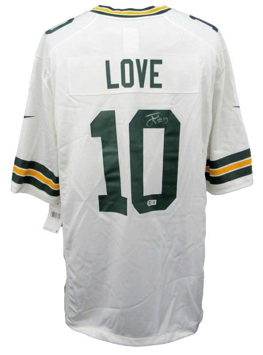 Jordan Love Signed/Auto White Nike OnField Jersey Packers SZ XXL Beckett 188319