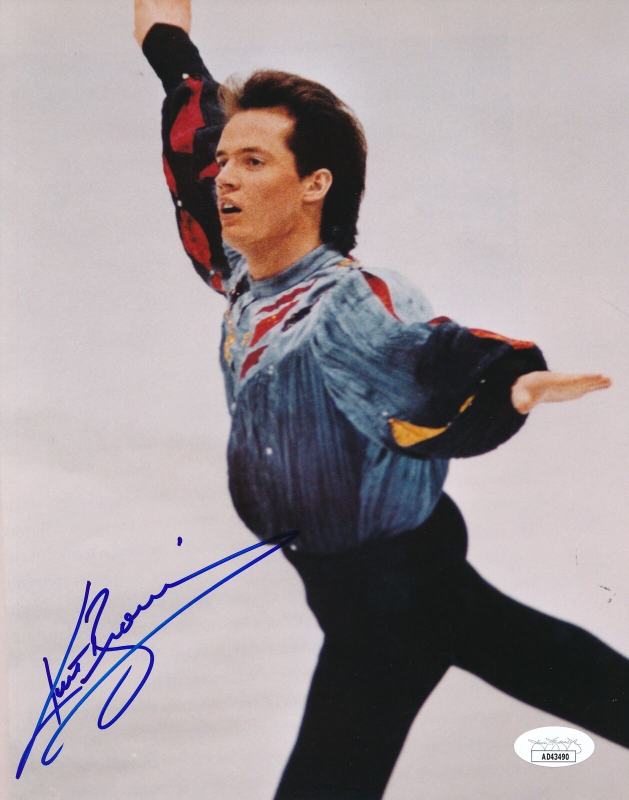 Kurt Browning Autographed 8x10 Photo Olympic USA Figure Skating JSA