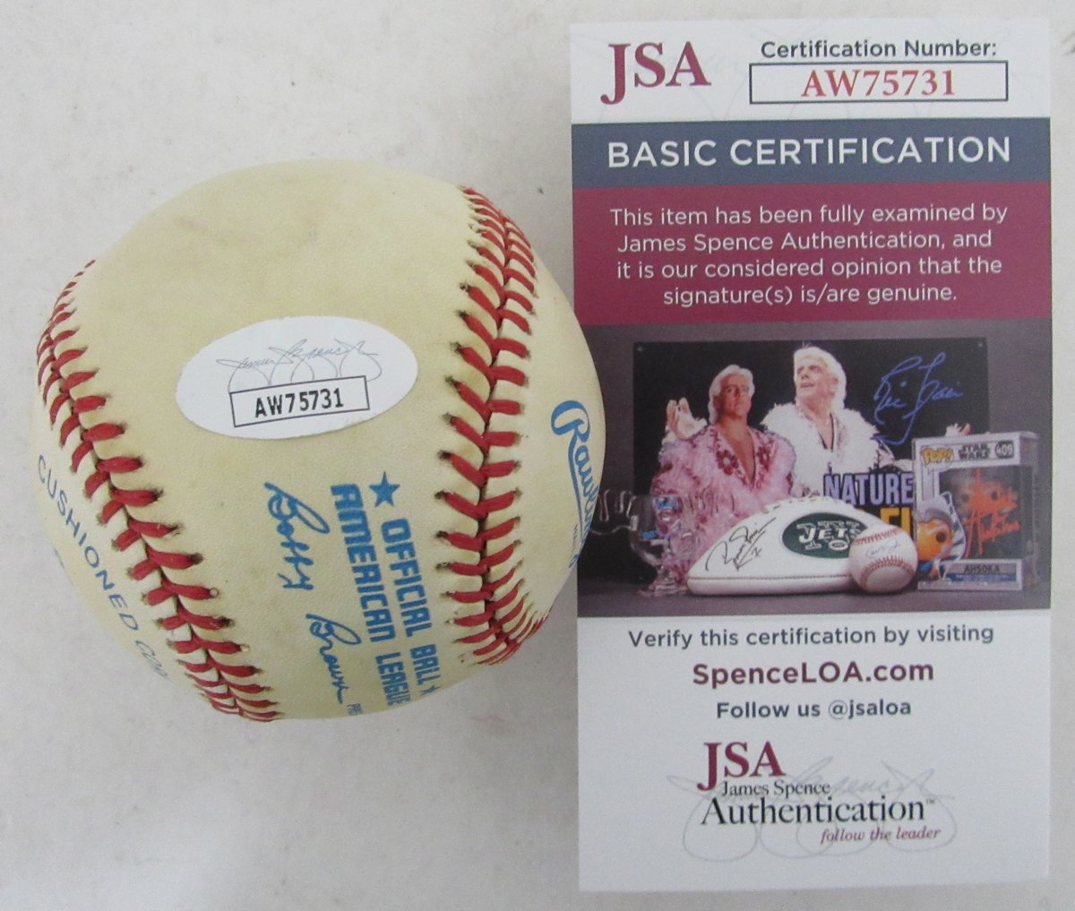 Dave Kingman Signed/Autographed OAL Baseball Oakland A's JSA 192437