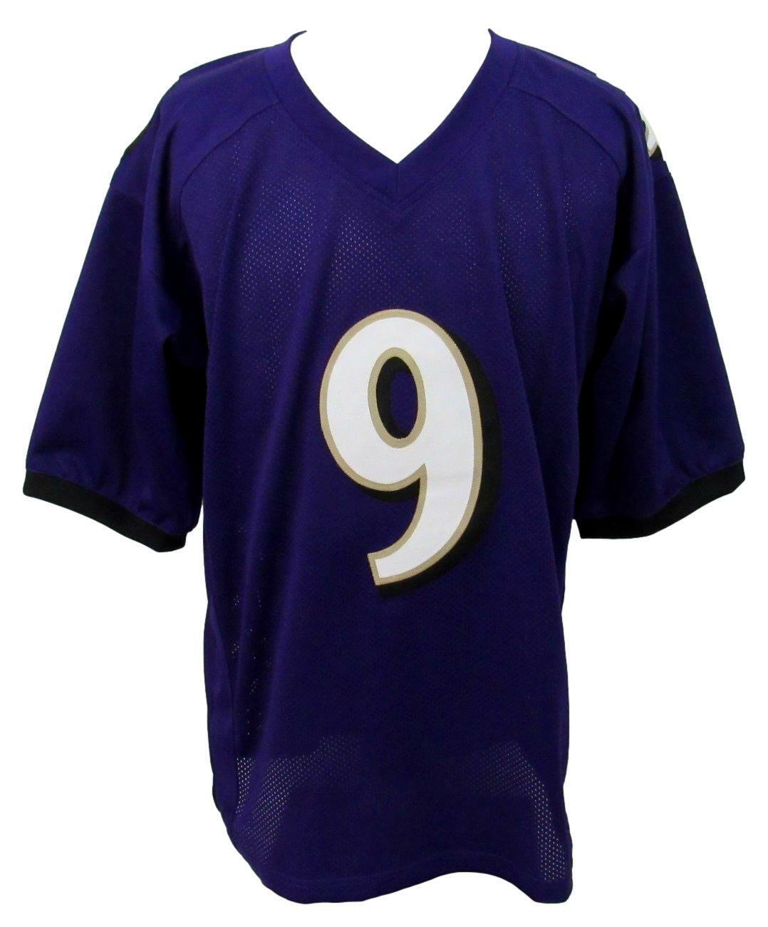 Justin Tucker Signed/Autographed Ravens Purple Custom Jersey Beckett 164216