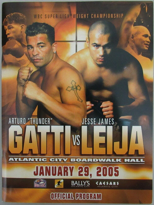 Arturo Gatti vs. Jesse James Leija 2005 Super Light Weight Champ Program 162277