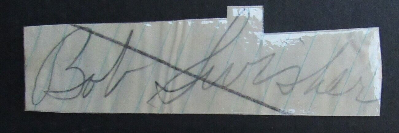 Bob Swisher Northwestern/Chicago Bears  d.1979 Signed Cut  PSA/DNA 150182