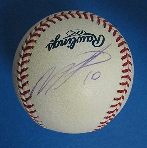 Miguel Tejada Royals Orioles Autographed/Signed Baseball PSA/DNA 133203