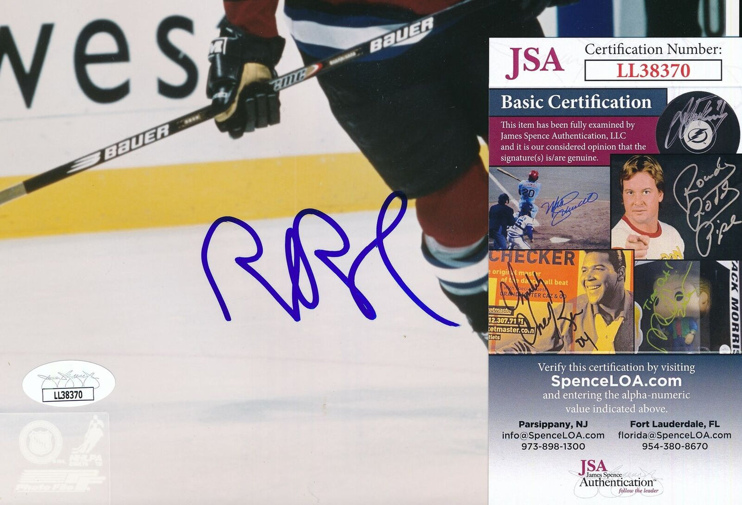 Rob Blake HOF Colorado Avalanche Signed/Autographed 8x10 Photo JSA 157760