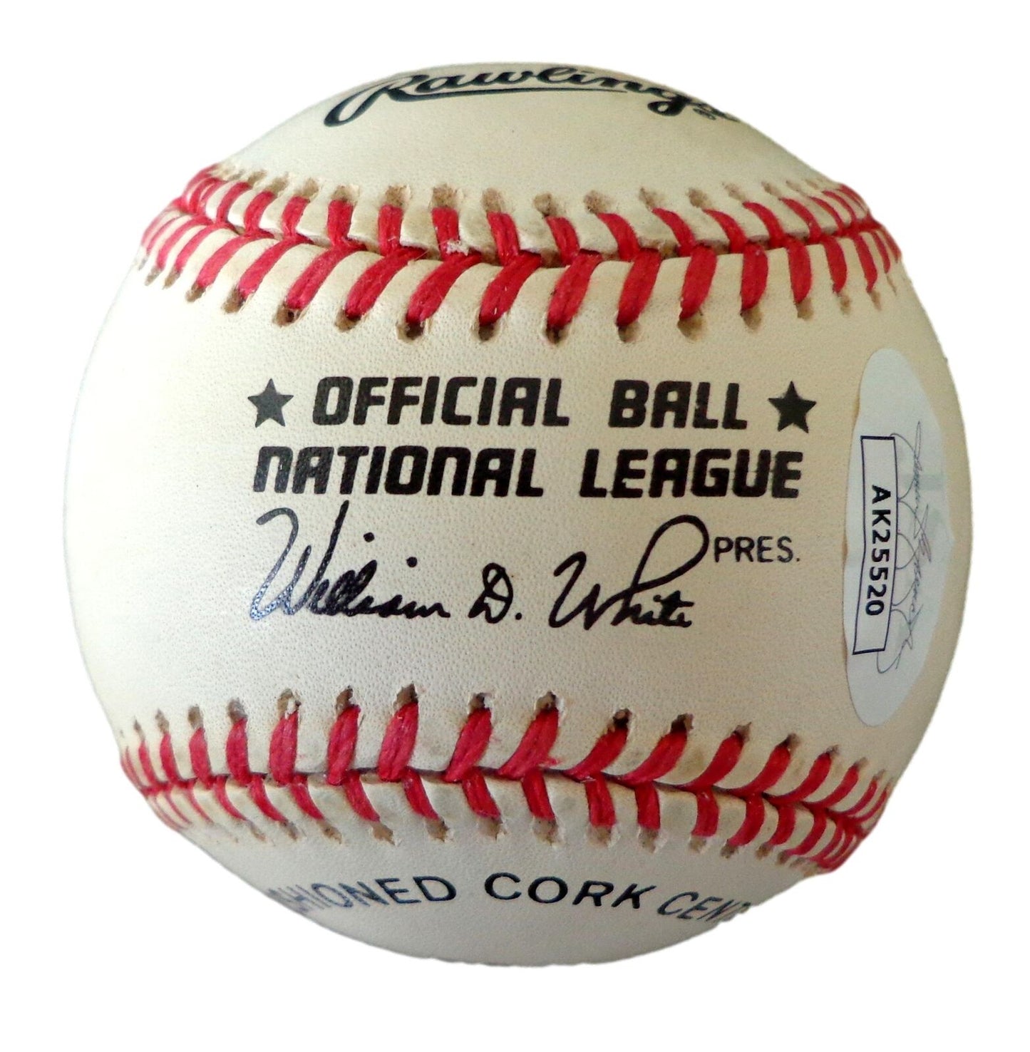 Lew Burdette Autographed ONL Baseball Milwaukee Braves JSA 180152