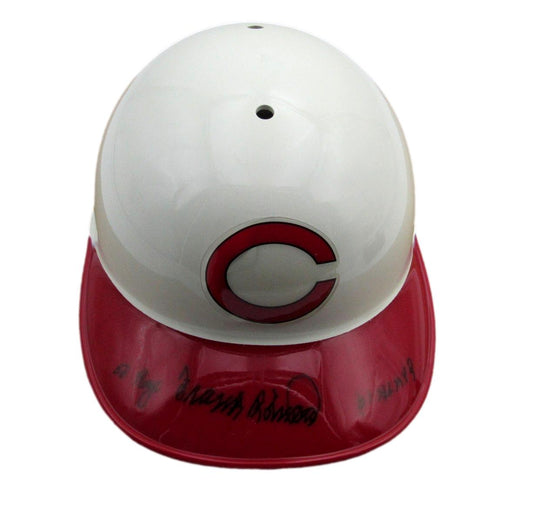 Frank Robinson HOF Signed/Insc MLB Batting Helmet Reds Size 7 3/8 PSA/DNA 193127